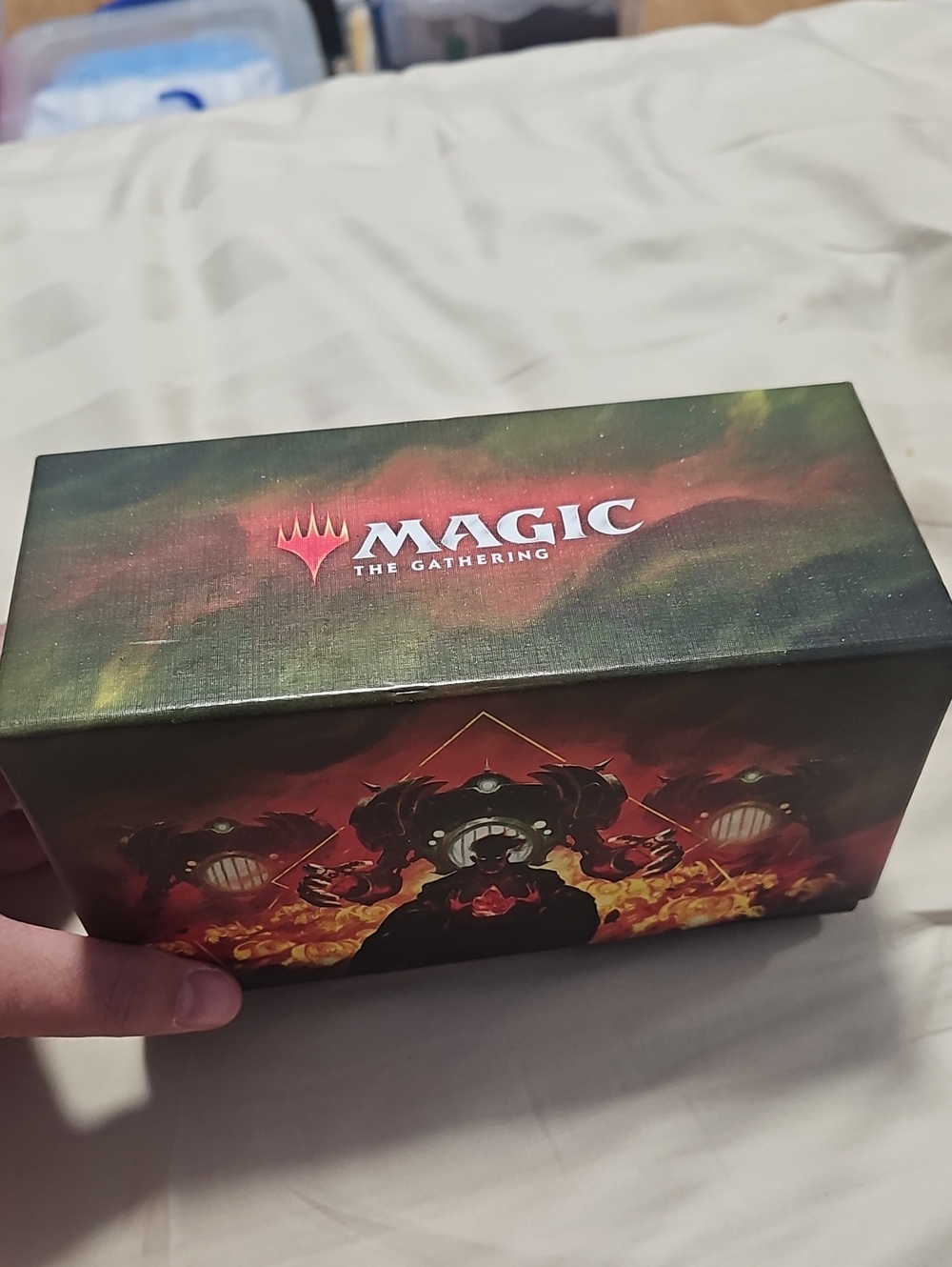 Vintage Magic The Gathering Trading Card Storage Box Used